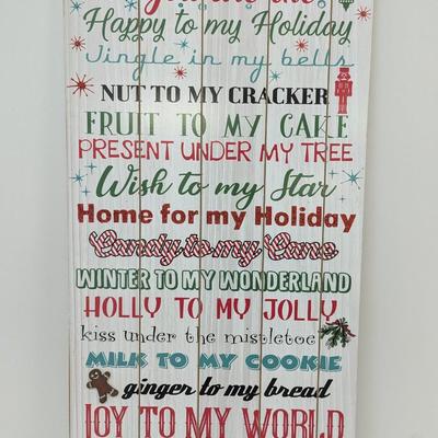 Wooden "You Are The ? To My ?" Wall Decor