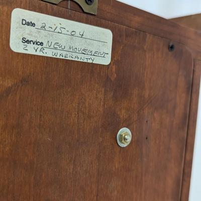 Vintage Sligh Wall Clock With Key