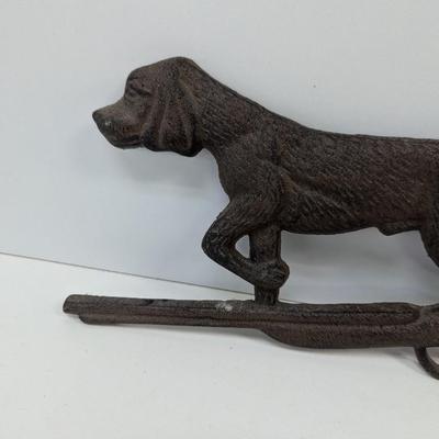 1950's Hunting Dog & Rifle Wall Plaque
