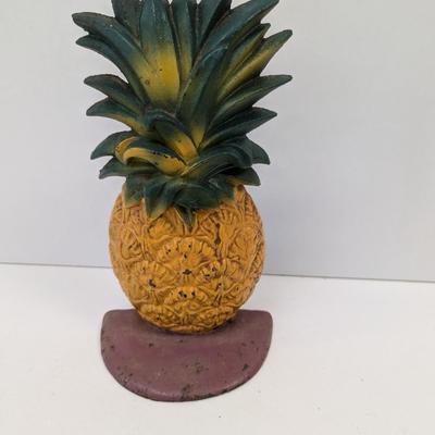 Cast Iron Pineapple Door Stop/Bookend