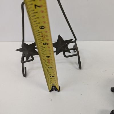 Vintage Cast Iron Turtle String Dispenser & Picture Holder