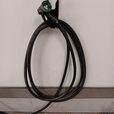HEAVY METAL HOSE REEL, GARDEN HOSES, SPRAYERS AND MORE