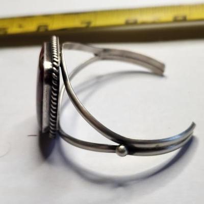 Native American Sterling Silver DAHLIA ROSE CUFF Bracelet