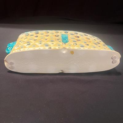 Mark Knott Signed Ceramic Vase LR-MG)