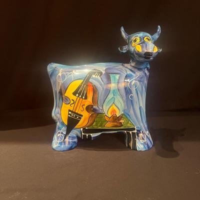 Signed Anatoly Turov Ceramic Bull (LR-MG)