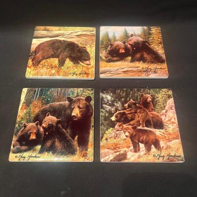 Donna Jensen Clock, Tray & Coasters (LR-MG)