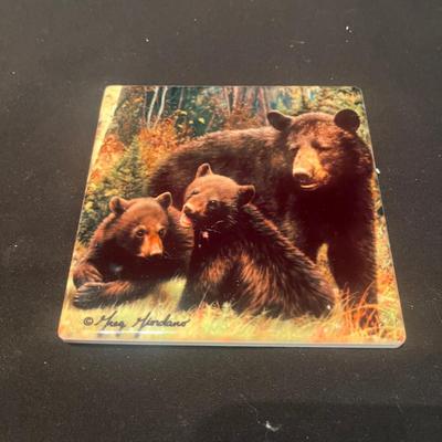 Donna Jensen Clock, Tray & Coasters (LR-MG)