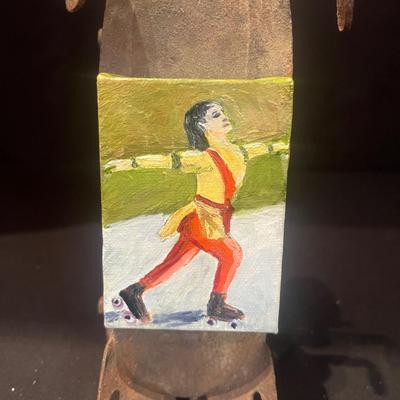 Vintage Metal Roller Skate Art (LR-MG)