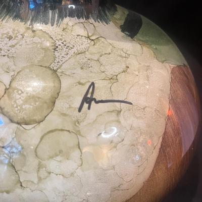 Five Signed Glass Bottles (LR-MG)