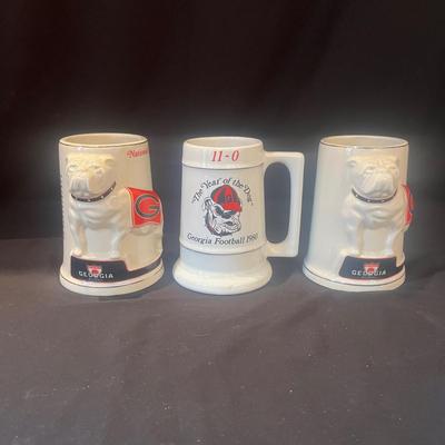 Georgia Bulldogs Steins (LR-MG)