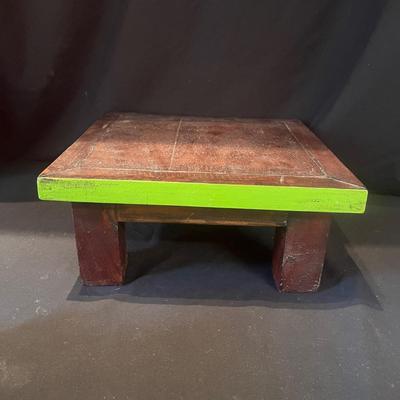 Three Wooden Stacking Tables (LR-MG)