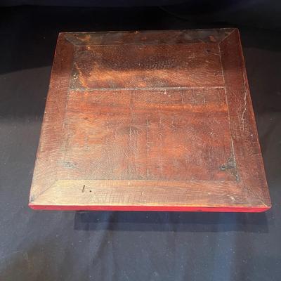 Three Wooden Stacking Tables (LR-MG)