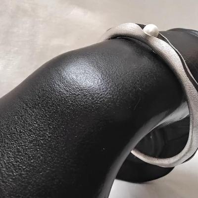 Unique Vintage Pearl Italian 925 Bracelet