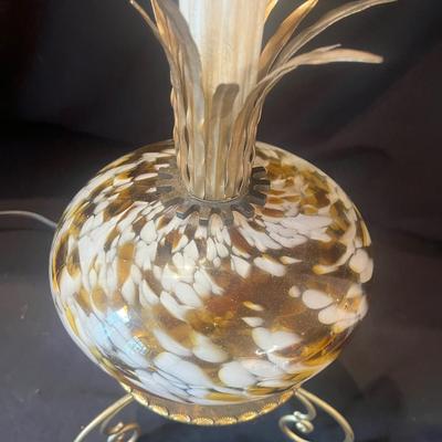 MCM Style Glass & Metal Lamp (LR-MG)