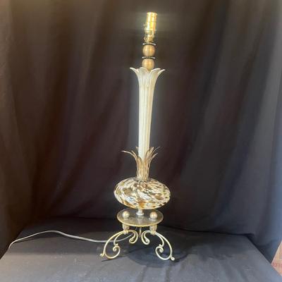 MCM Style Glass & Metal Lamp (LR-MG)