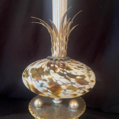 MCM Style Glass & Metal Lamp (LR-MG)