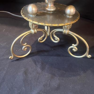 MCM Style Glass & Metal Lamp (LR-MG)