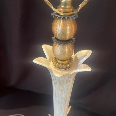 MCM Style Glass & Metal Lamp (LR-MG)