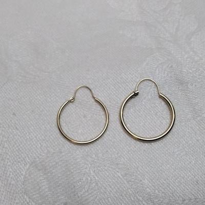 14K Hoops