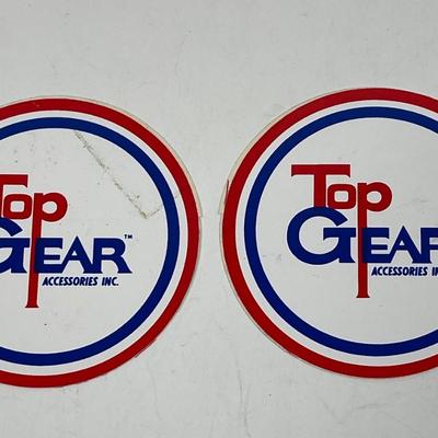Vintage Automotive Equipment Stickers - Top Gear Accessories