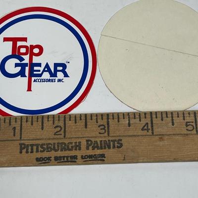 Vintage Automotive Equipment Stickers - Top Gear Accessories