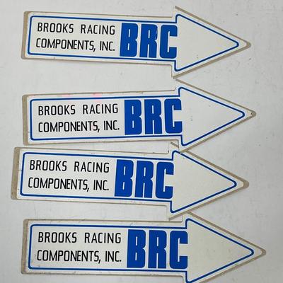 Vintage Automotive Equipment Sticker - Brooks Racing Components