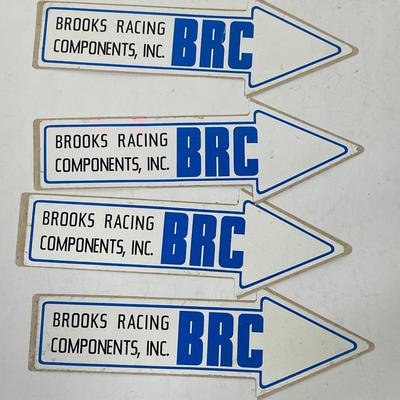 Vintage Automotive Equipment Sticker - Brooks Racing Components