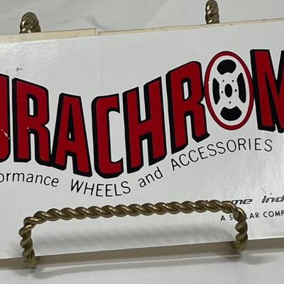 Vintage Automotive Equipment Sticker - Durachrome Performance Wheels and Accessories
