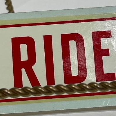 Vintage Automotive Equipment Sticker - No Riders