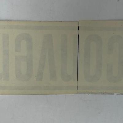 Vintage Converse Shoe Sticker - Block Letter Logo with Star
