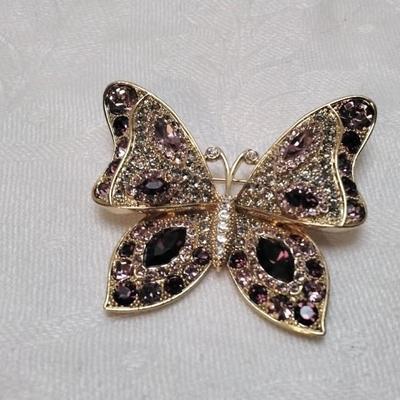 Vintage Brook Brothers Butterfly Brooch