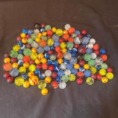 Over 130 Glass Marbles (LR-MG)