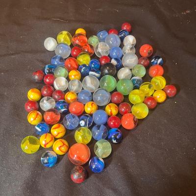 Over 130 Glass Marbles (LR-MG)