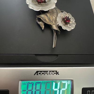 Carl Art Sterling Silver Vintage Brooch