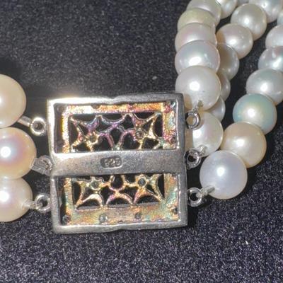 Pearl & Sterling Silver Necklace