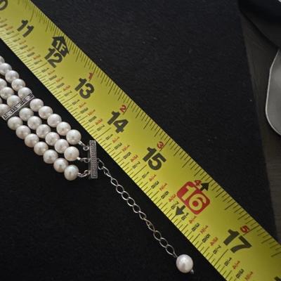 Pearl & Sterling Silver Necklace