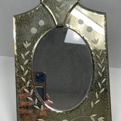 Antique Small Framed Mirror