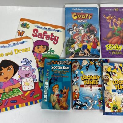 Kids Movies and Wipe-Off Books