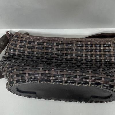 Brighton Woven leather purse shoulder bag D971658