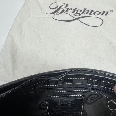 Brighton Small Purse Evening Bag Canvas black gray
