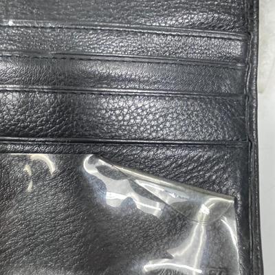 Brighton Black Leather Small Purse / Large Wallet