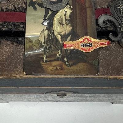 painted & Decorated wooden box