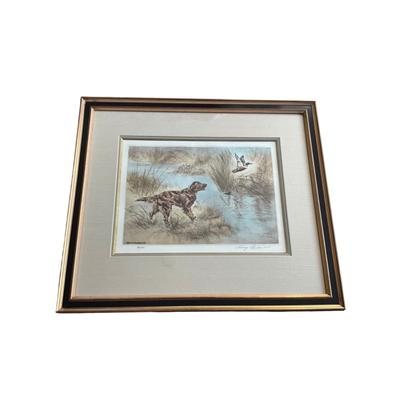 UC806 Signed and Numbered Retriever Etching by Henry Wilkenson