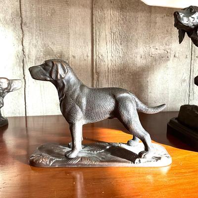 UC816 Cast Bronze Retriever Dog Sculpture