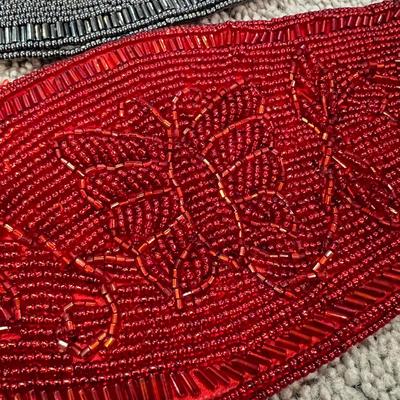 2 Vintage Lord & Taylor Beaded Belts
