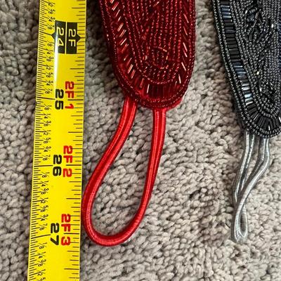 2 Vintage Lord & Taylor Beaded Belts