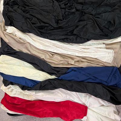 30 Piece Lot Vintage & Contemp. Slips, Nightgown, Pettipants