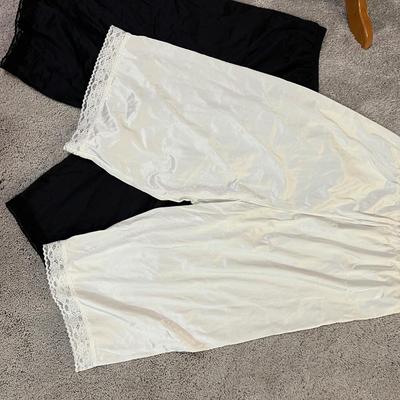 30 Piece Lot Vintage & Contemp. Slips, Nightgown, Pettipants