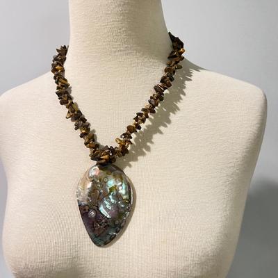 Gemstone Jewelry Lot - Tigers Eye, Amber, Hematite, Malechite