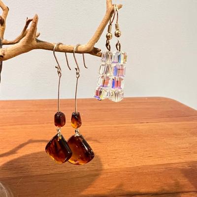 Gemstone Jewelry Lot - Tigers Eye, Amber, Hematite, Malechite
